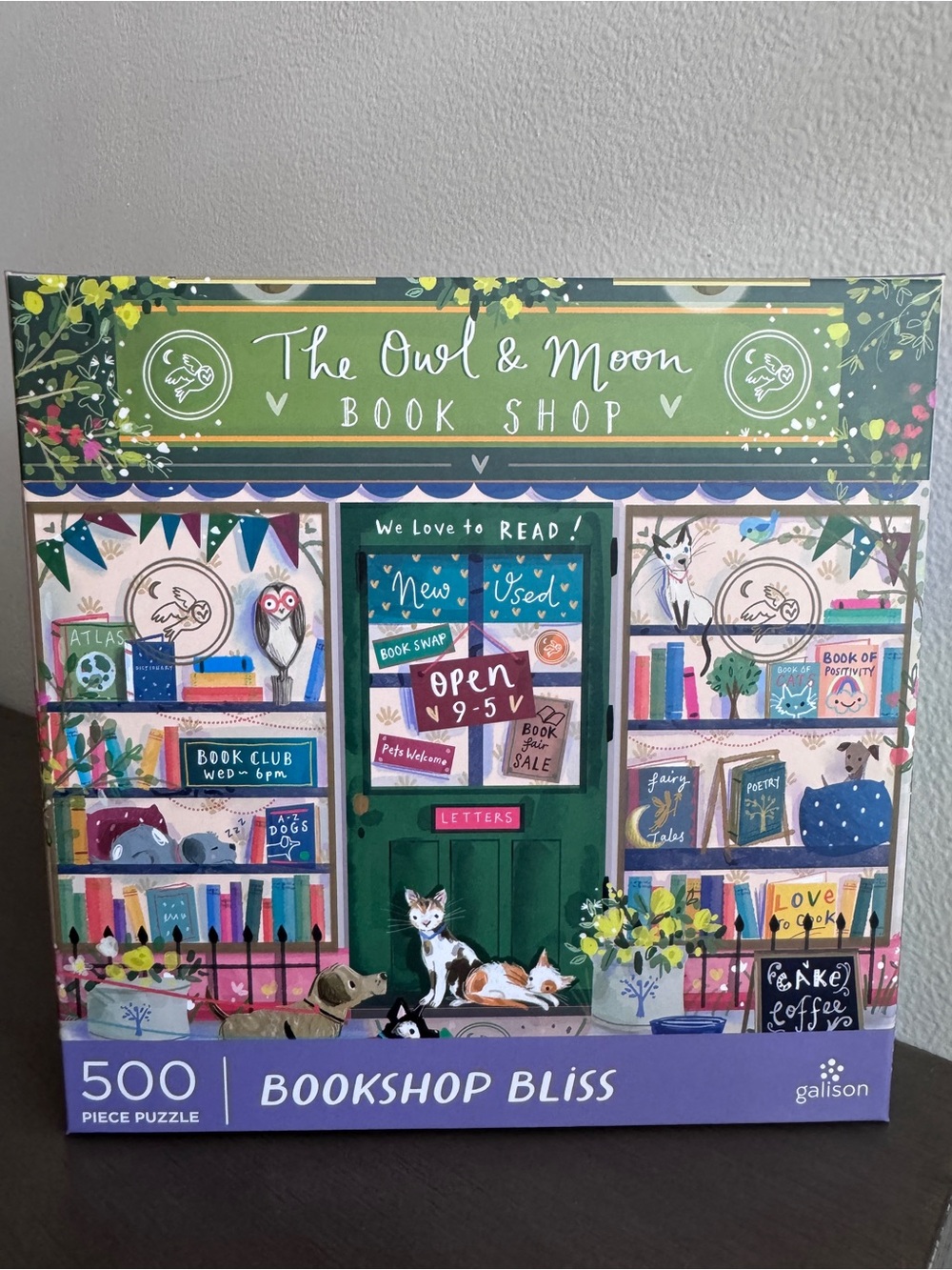 🧩 Galison Bookshop Bliss – 500 Piece Puzzle